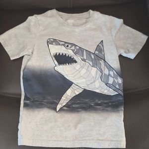 Carter's Gray Shark T-Shirt Boys SZ 6